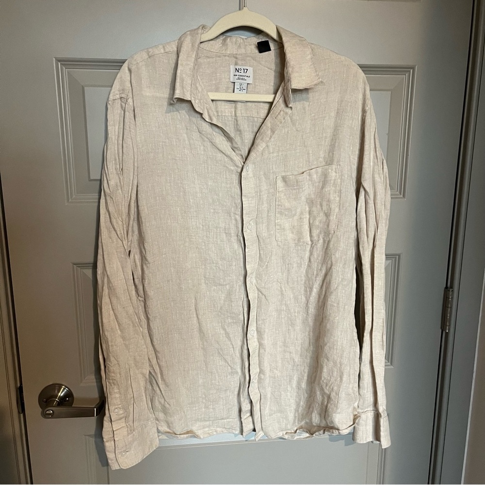 H&M linen button down